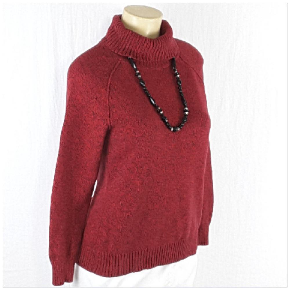 KAREN SCOTT, Turtleneck Sweater Top, size Medium
